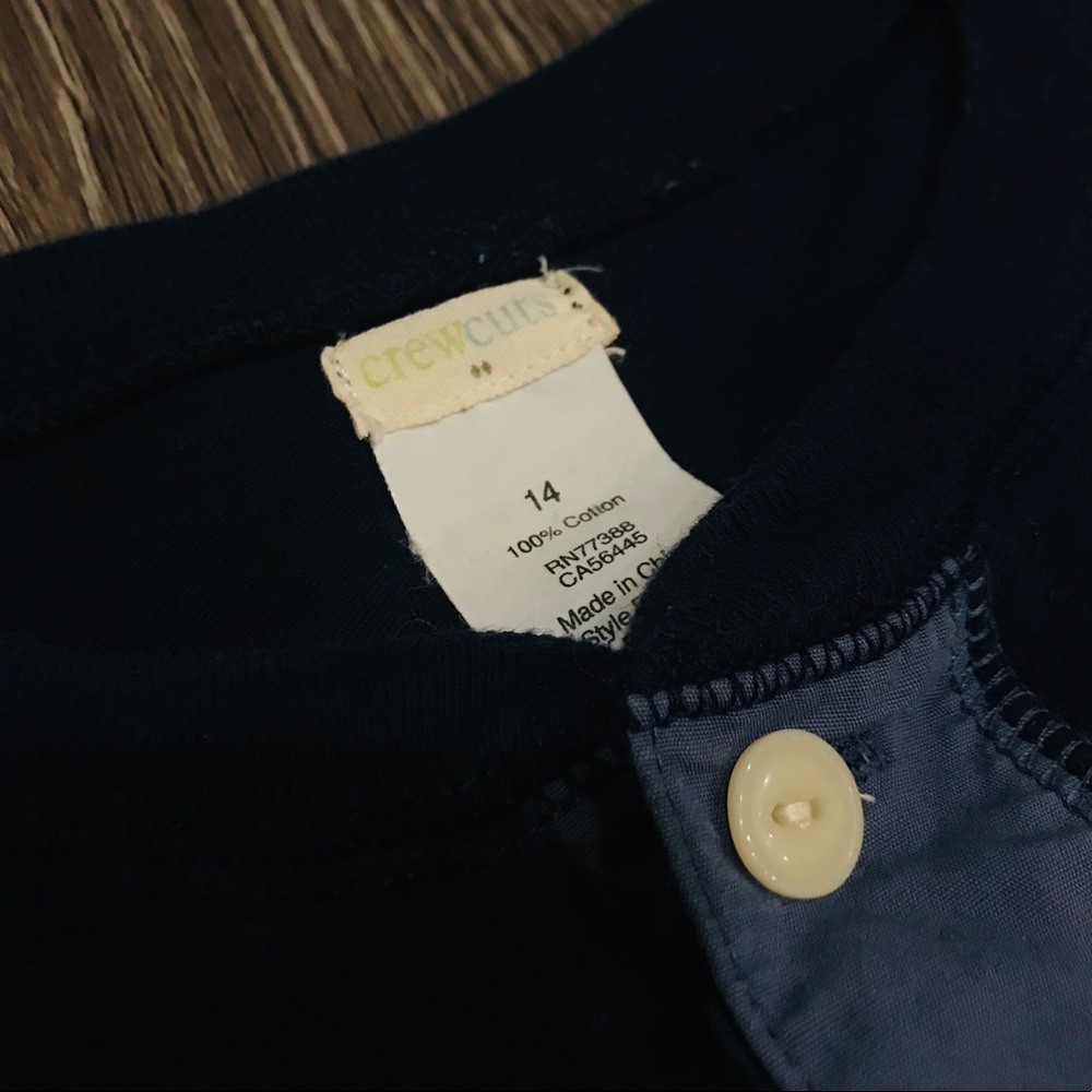 CrewCuts Henley Button Up - Picture 2 of 4